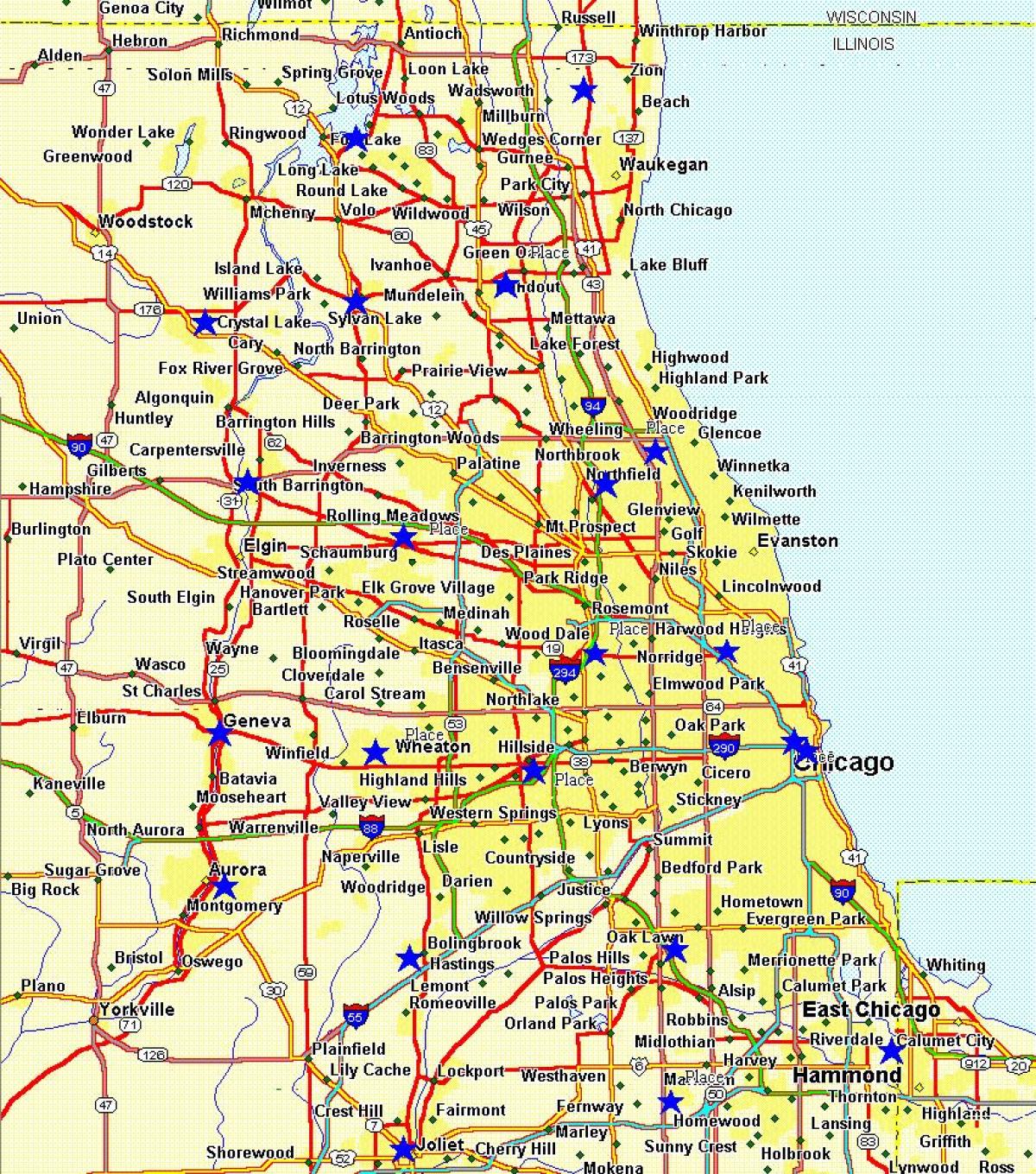 hiria mapa Chicago