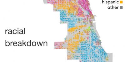 Mapa Chicago etnia
