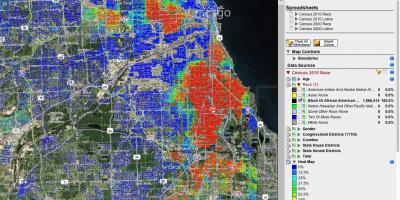 Chicago tiro foku mapa