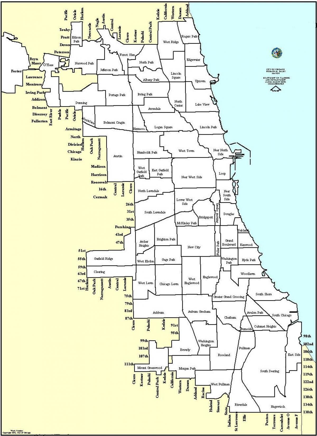 zonifikazioa mapa Chicago